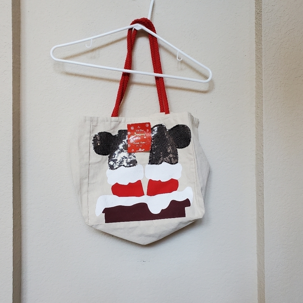 Tis the Season Sequin Canvas Tote